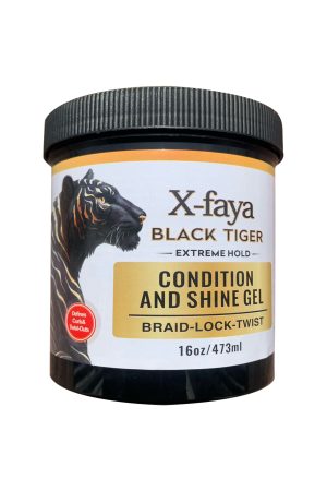 X-Faya Black Tiger Condition And Shine Gel – 16oz/473ml
